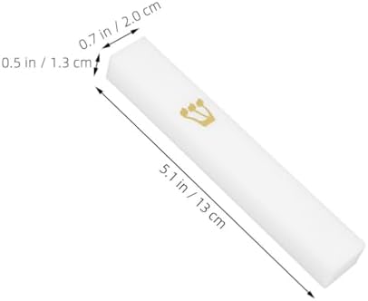 LOGOFUN 2PCS Resin Mezuzah Case Doorway Decor