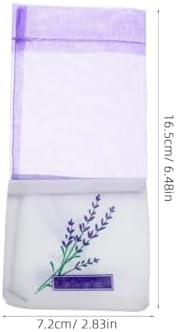 DOITOOL Lavender Sachet Bags 25 Pack - Organza Gauze with Ribbon