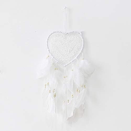 Skreened Christmas Lights LED Dream Catcher with Feathers and Heart