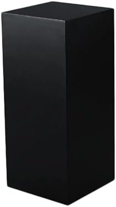Square Pedestal Stand for Display Large Black Base Risers