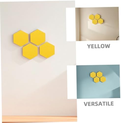 VICASKY 20pcs Hexagon Felt Board Tiles for Walls