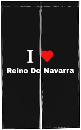 I Love Reino De Navarra Blackout Curtains 34x56in Door Panel