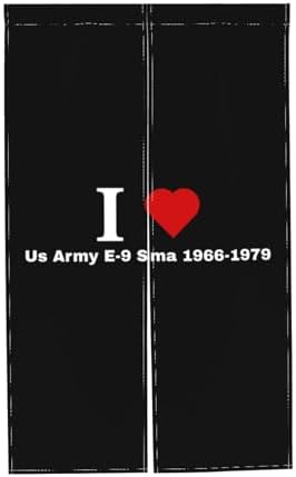 MULIHU I Love Us Army Blackout Curtains for Doorways