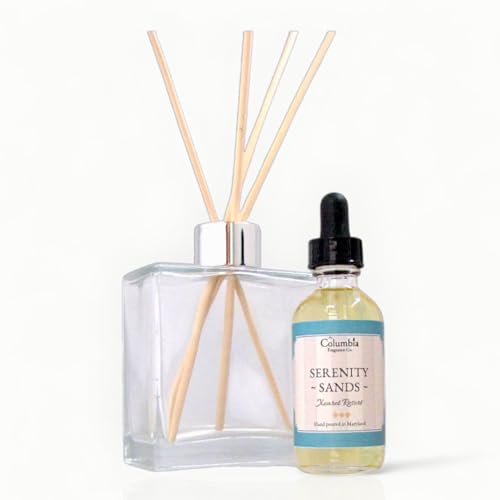 Serenity Sands Reed Diffuser Oil 2oz Luxury Vanilla Sandalwood