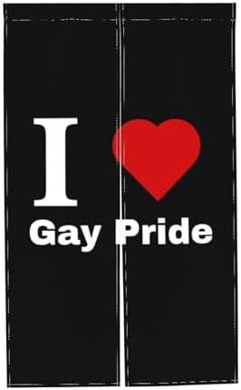 MULIHU Gay Pride Blackout Curtains for Doorway and Window