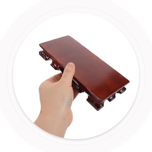 LOGOFUN Wooden Vintage Teapot Base Display Stand