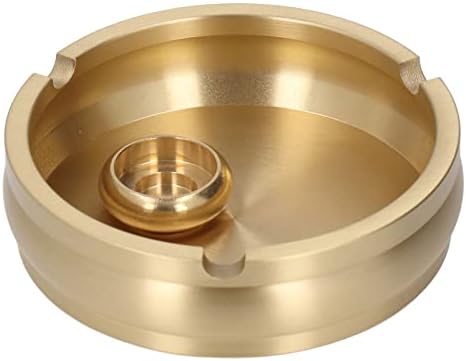 Joyzan Durable Brass Cigarette Ashtray with 3 Slots