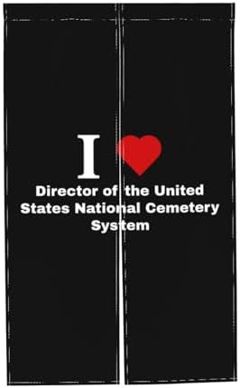 I Love Director Blackout Curtains for Doorway 34x56in