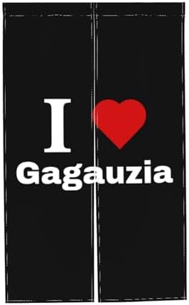 I Love Gagauzia Blackout Curtains for Doorways