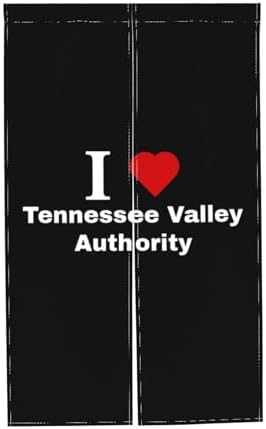 I Love Tennessee Valley Authority Blackout Curtains 34x56in Door Panel Shades