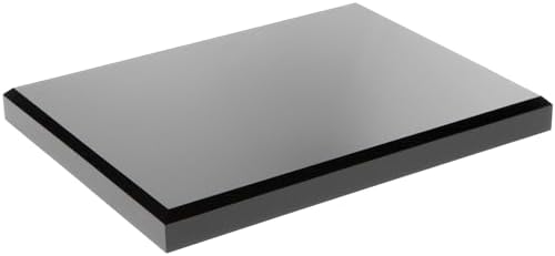 Plymor Black Acrylic Display Base 8x6x075in