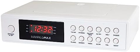 HX-155CR Kitchen Clock Radio with Timer and Dual Alarm