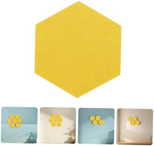 VICASKY 20pcs Hexagon Felt Board Tiles for Walls