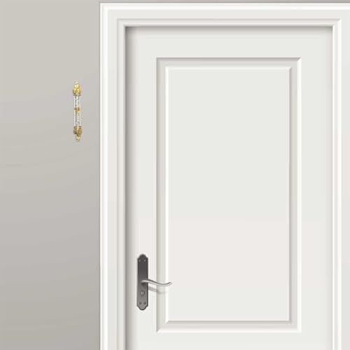 LUOZZY 2Pcs Metal Mezuzah Scroll Door Hanging Decor