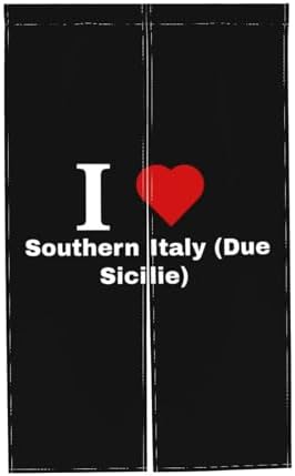 I Love Southern Italy Blackout Curtain Panels 34x56in