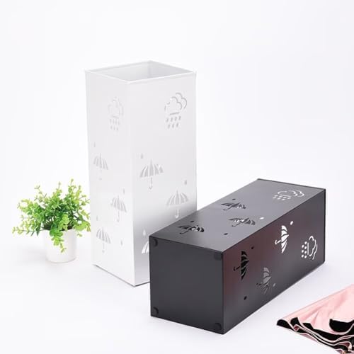 Seek Rare Hollow Clouds Pattern Metal Umbrella Stand Organizer