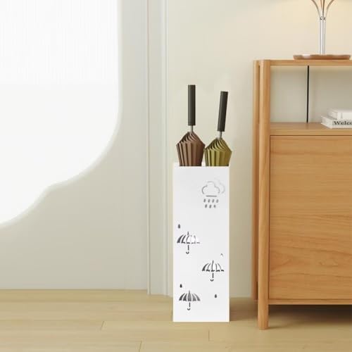 Seek Rare Hollow Clouds Pattern Metal Umbrella Stand Organizer