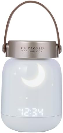 La Crosse Technology Firefly Sound Machine with Alarm Clock and Bluetooth Speaker