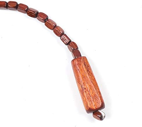 Wooden Beaded Curtain with 31 Lines Doorway Decor