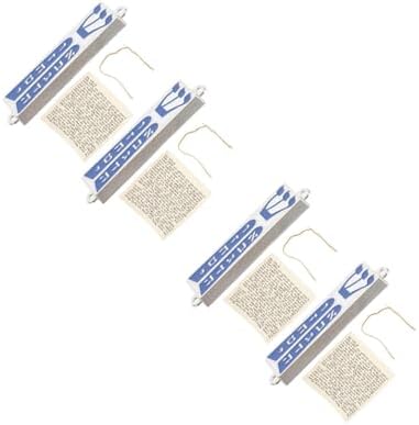 LOGOFUN 4 Pcs Metal Mezuza Door Blessing Ornament