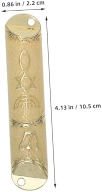 Wakauto 2 Sets Zinc Alloy Mezuzah Door Blessing Decor