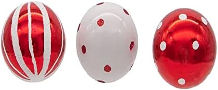 Kurt S Adler 40MM Glass Ball Ornaments 9-Piece Set