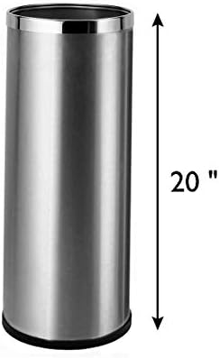 Stainless Steel Umbrella Stand with Removable Bucket