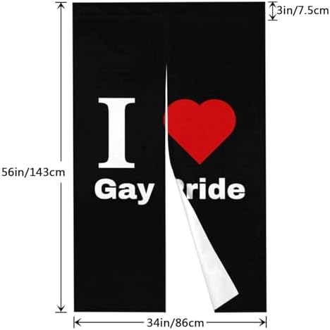 MULIHU Gay Pride Blackout Curtains for Doorway and Window