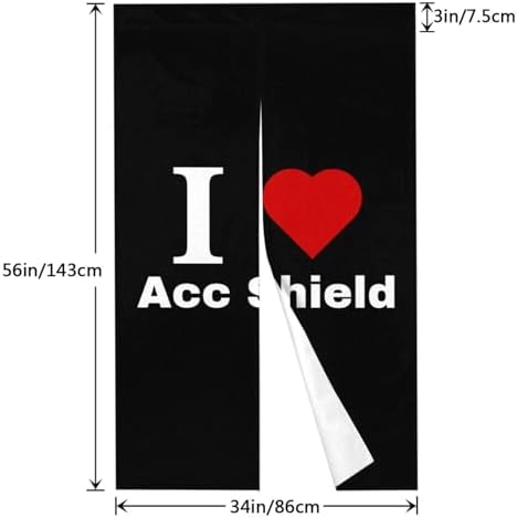 I Love Acc Shield Blackout Curtains for Doorways and Windows