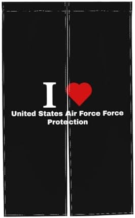 I Love USA Air Force Blackout Curtains 34x56in