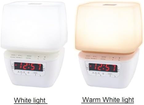 HANNLOMAX HX-156CR Alarm Clock Radio with Bluetooth and LED Light