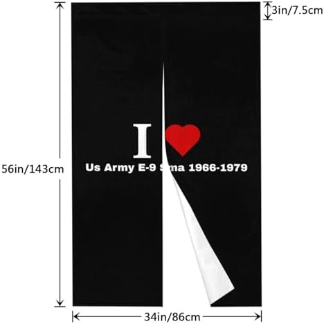 MULIHU I Love Us Army Blackout Curtains for Doorways