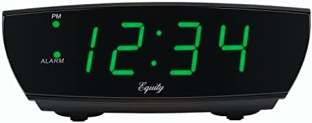 La Crosse Technology Equity 75902 Green LED Digital Alarm Clock