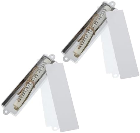 LOGOFUN 4PCS Metal Mezuzah Scroll Set for Home Door