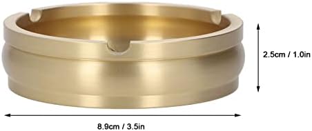 Joyzan Durable Brass Cigarette Ashtray with 3 Slots