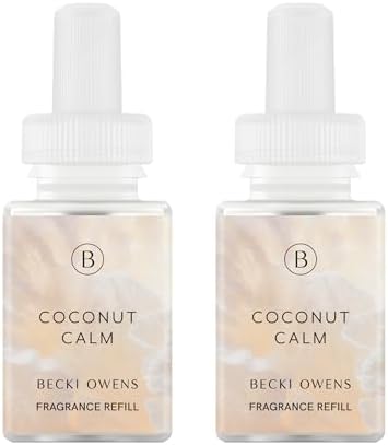 Pura Becki Owens Home Scent Refill 2 Pack Coconut Calm