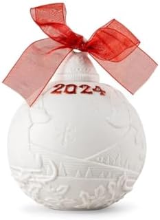 LLADR Christmas Ball 2024 Matte Porcelain Ornament