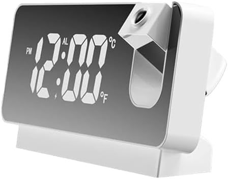 Digital Ceiling Projector Alarm Clock with Temperature Display