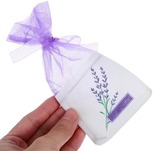 DOITOOL Lavender Sachet Bags 25 Pack - Organza Gauze with Ribbon