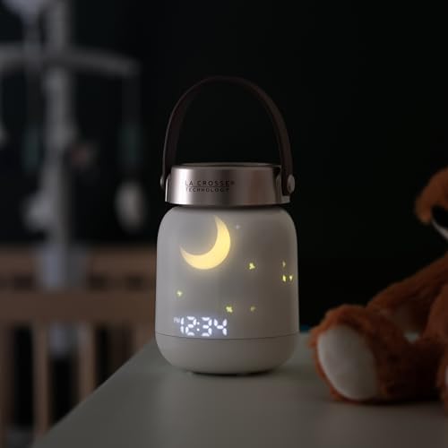 La Crosse Technology Firefly Sound Machine with Alarm Clock and Bluetooth Speaker