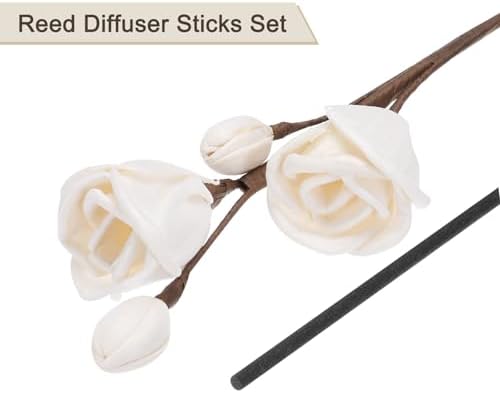 Uxcell 102Pcs Reed Diffuser Sticks Set for Home Hotel Office