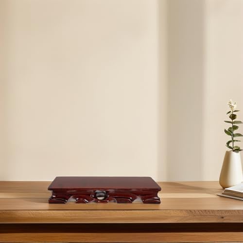 LOGOFUN Wooden Vintage Teapot Base Display Stand