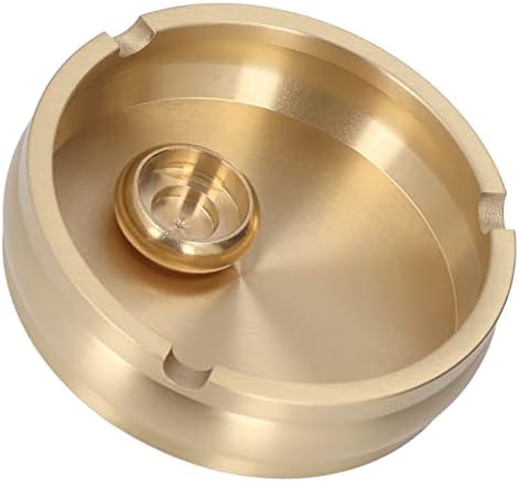 Joyzan Durable Brass Cigarette Ashtray with 3 Slots