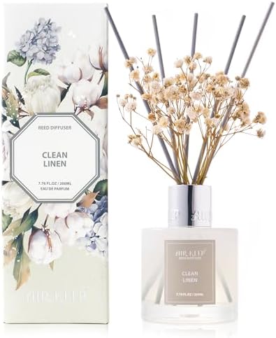 Airkeep Reed Diffuser Set Clean Linen 676 fl oz 1 Pack