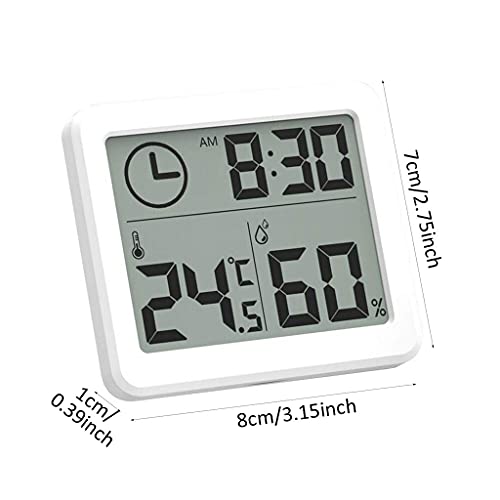 Digital Weather Monitoring Alarm Clock with Thermometer and Hygrometer