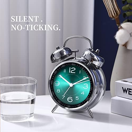 Super Loud Alarm Clock with Backlight and Silent Ticking