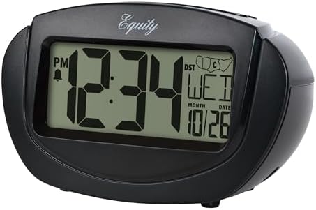 Equity by La Crosse 31022 Insta-Set LCD Alarm Clock