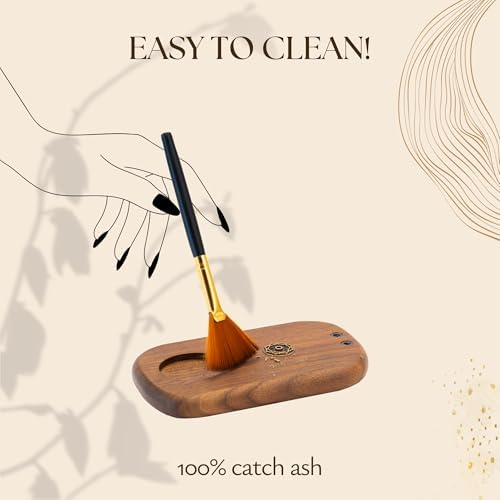 4 in 1 Walnut Wood Palo Santo Holder with Booklet