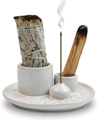 4 in 1 Incense Burner Holder for Meditation and Yoga Room
