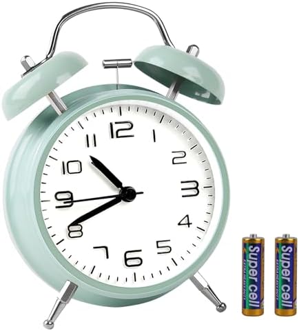 Loud Alarm Clock for Heavy Sleepers with Night Light and 3D Dial